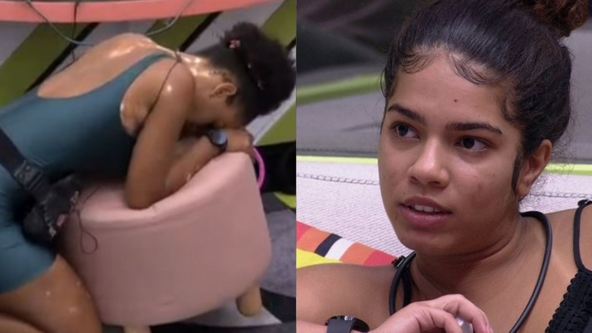 BBB22: Aos prantos, Natália se isola após expulsão de Maria: “Não teve culpa”