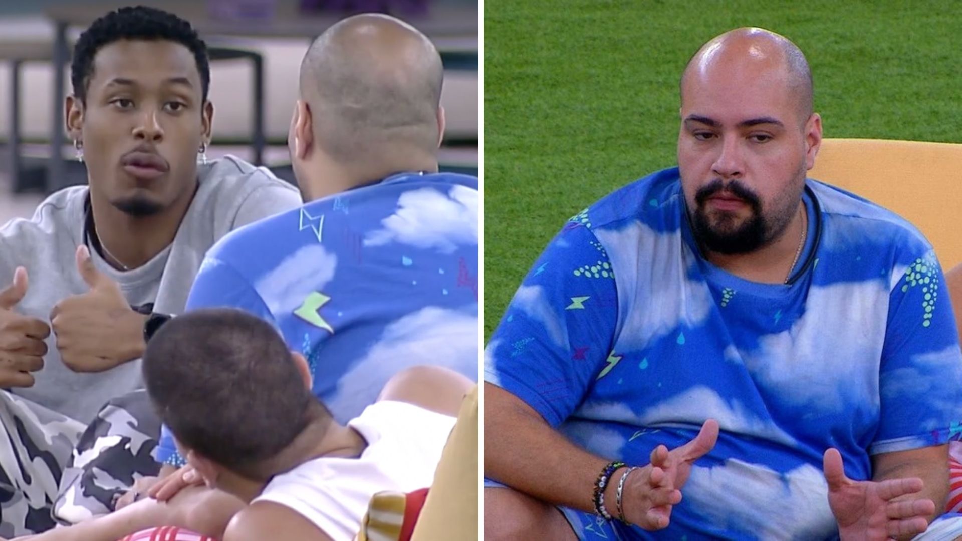 BBB22: Paulo André tira satisfações com Tiago Abravanel que se acovarda: “Equilibrado”
