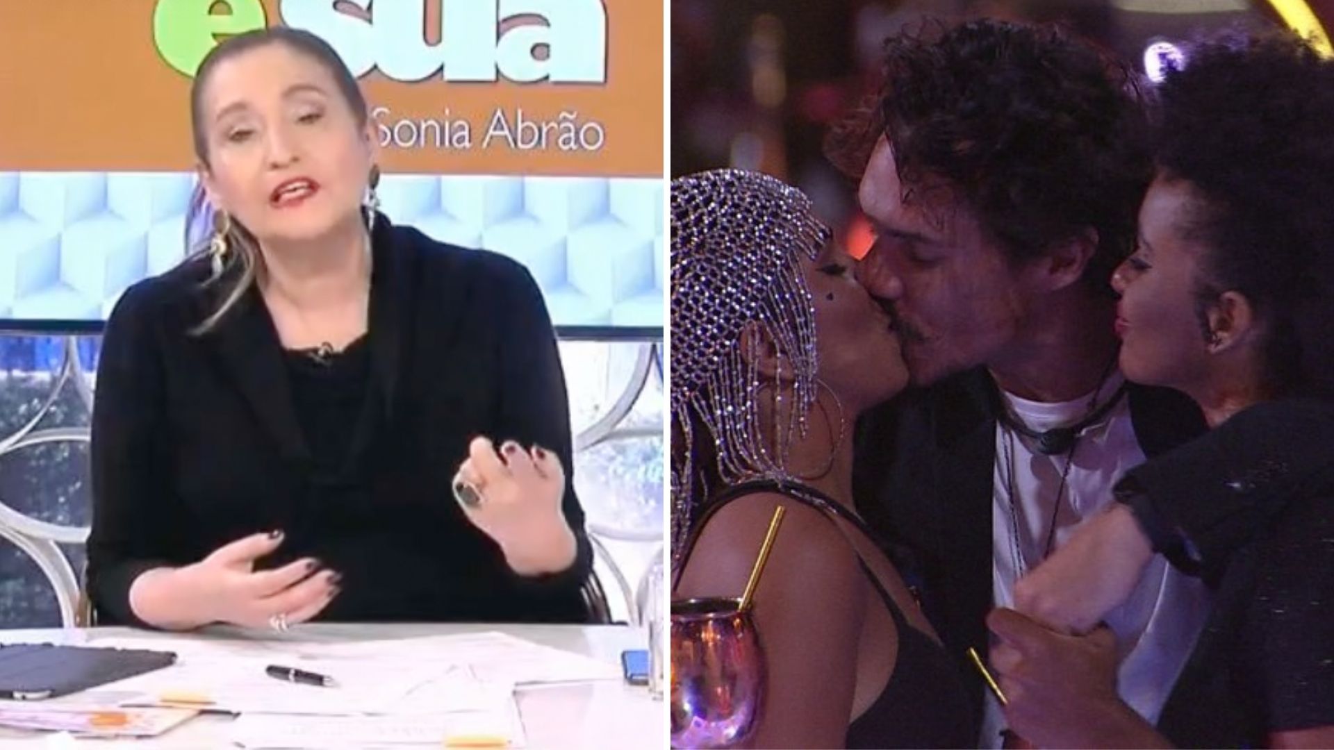 Sonia Abrão detona beijo triplo no ‘BBB22’e se revolta com sister: “Insuportável”