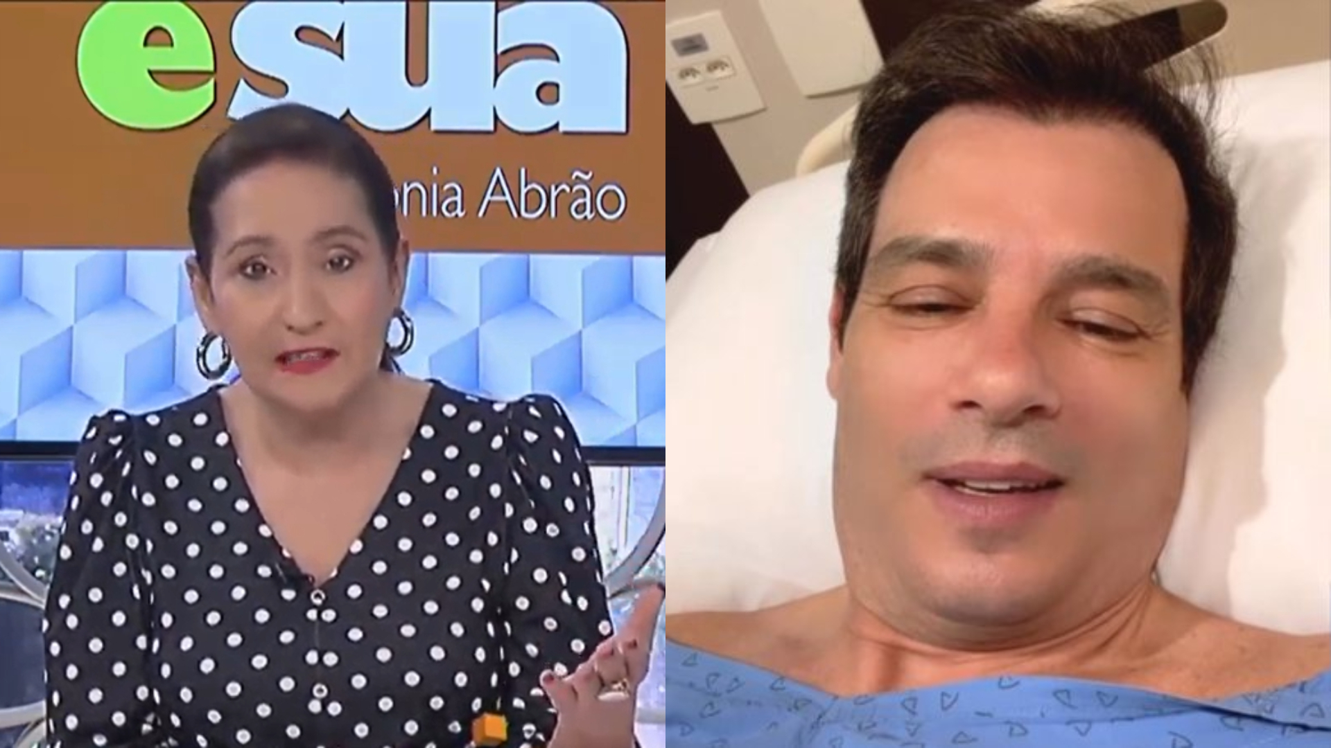 Tratando um câncer, Celso Portiolli recebe recado inesperado de Sonia Abrão
