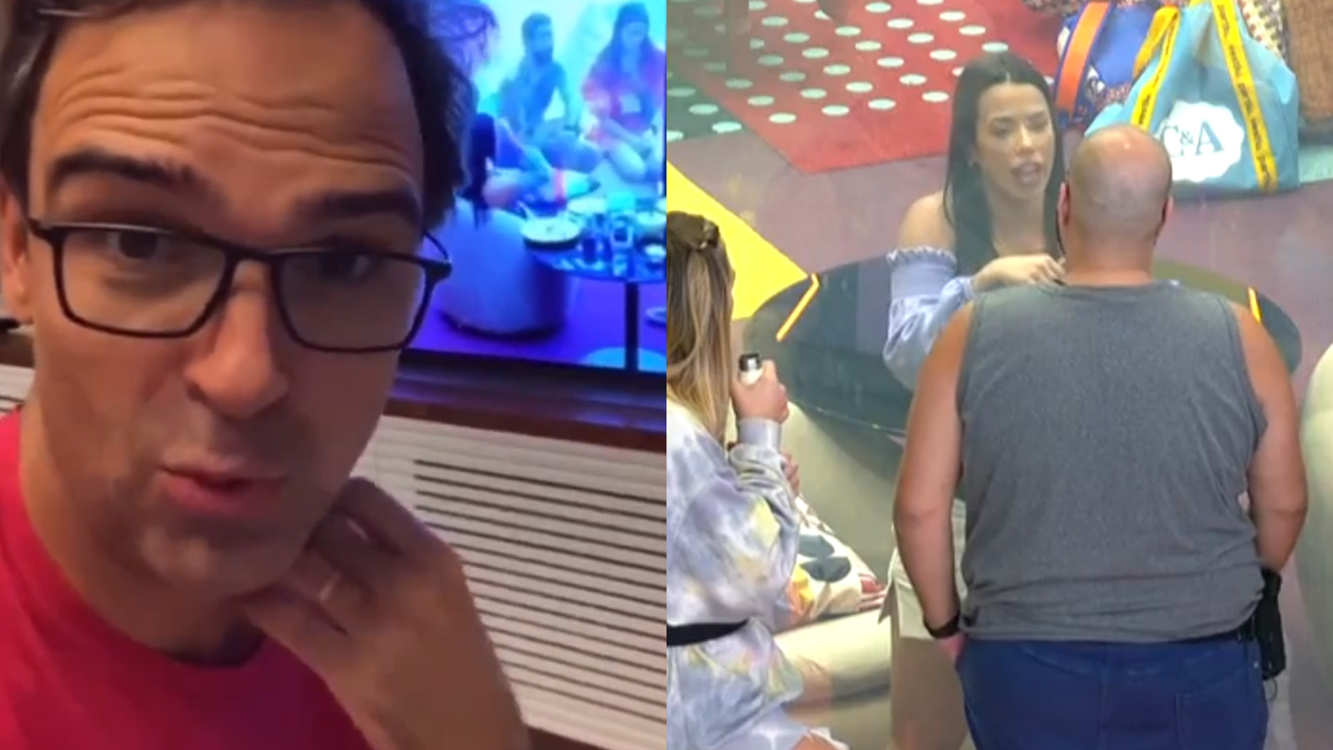 BBB22: Tadeu Schmidt ri de informações erradas da Casa de Vidro: “Visão deles”