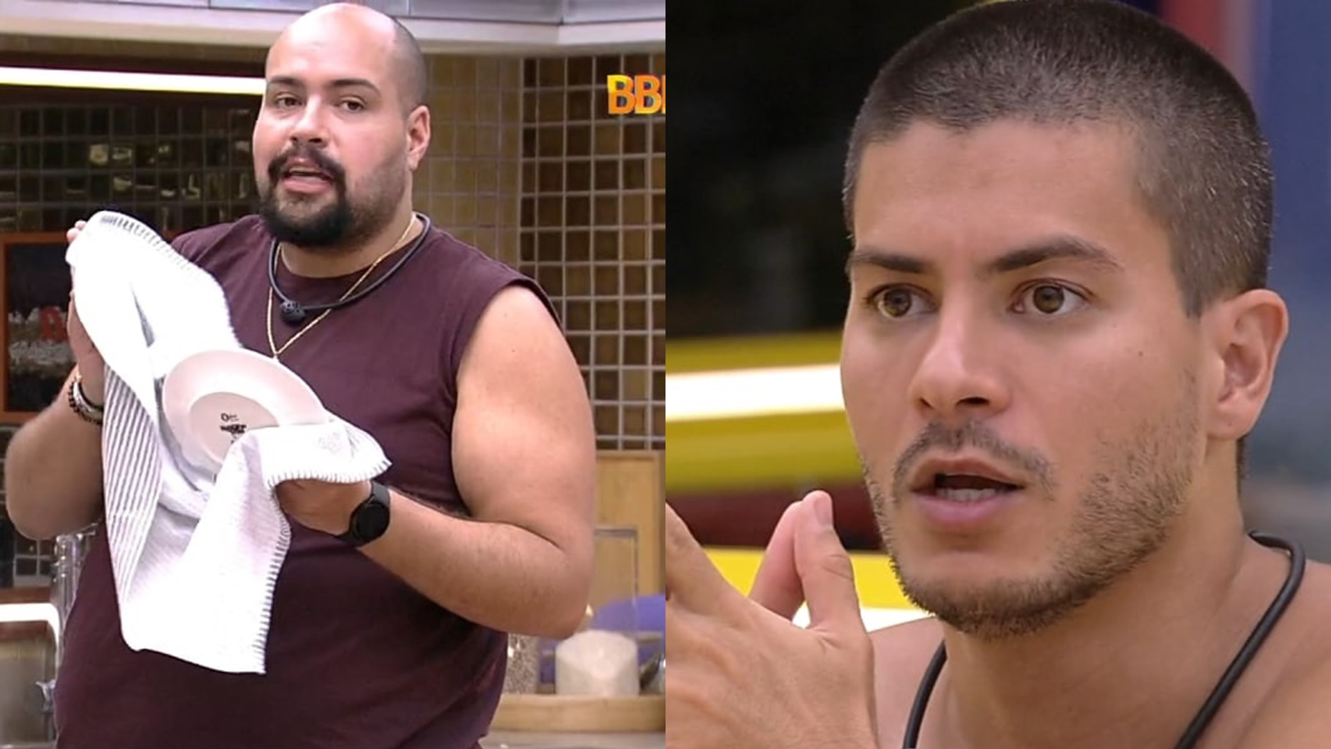 BBB22: Tiago faz alerta para Arthur sobre amizades e cita sister: “Te rejeita”