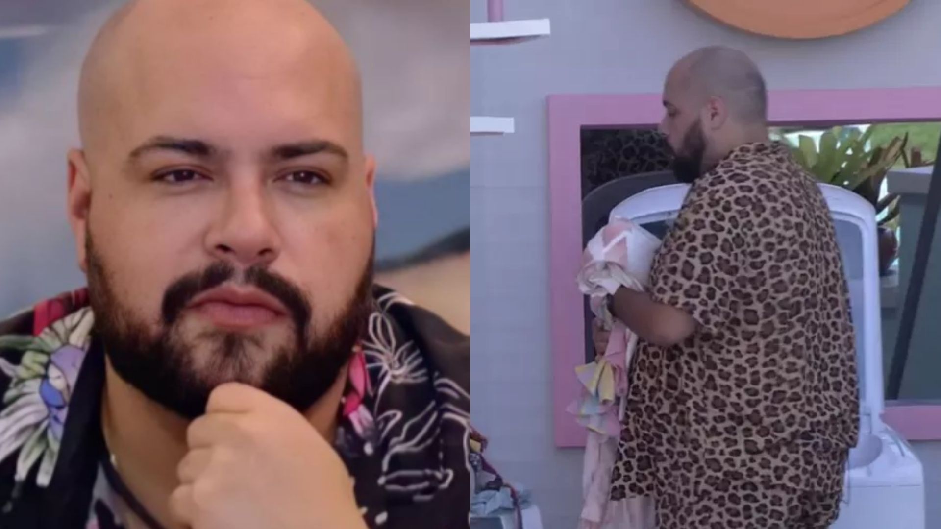 BBB22: Tiago Abravanel pede aula para usar máquina de lavar: “Alguém sabe?”