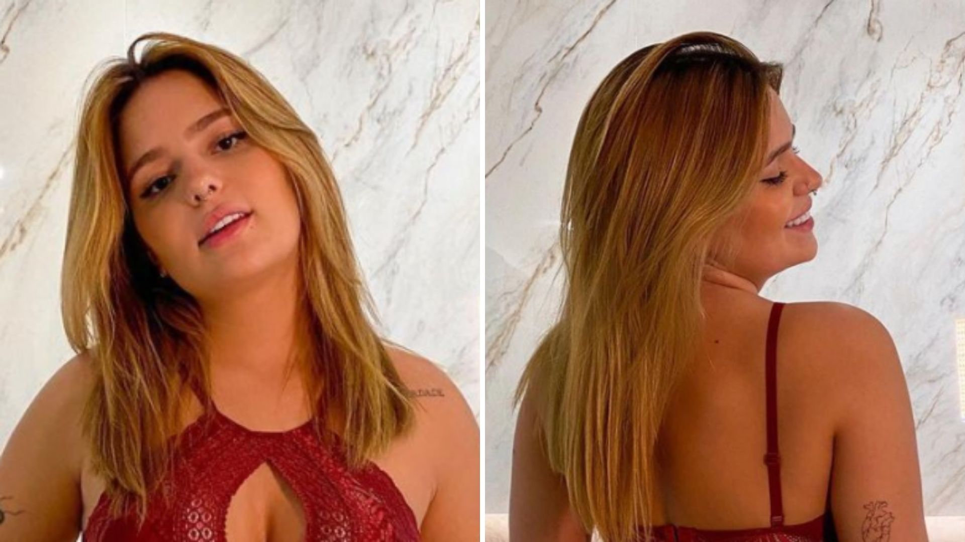 De lingerie, ex-BBB Viih Tube posa com a calcinha atolada: “Menininha ou mulherão?”