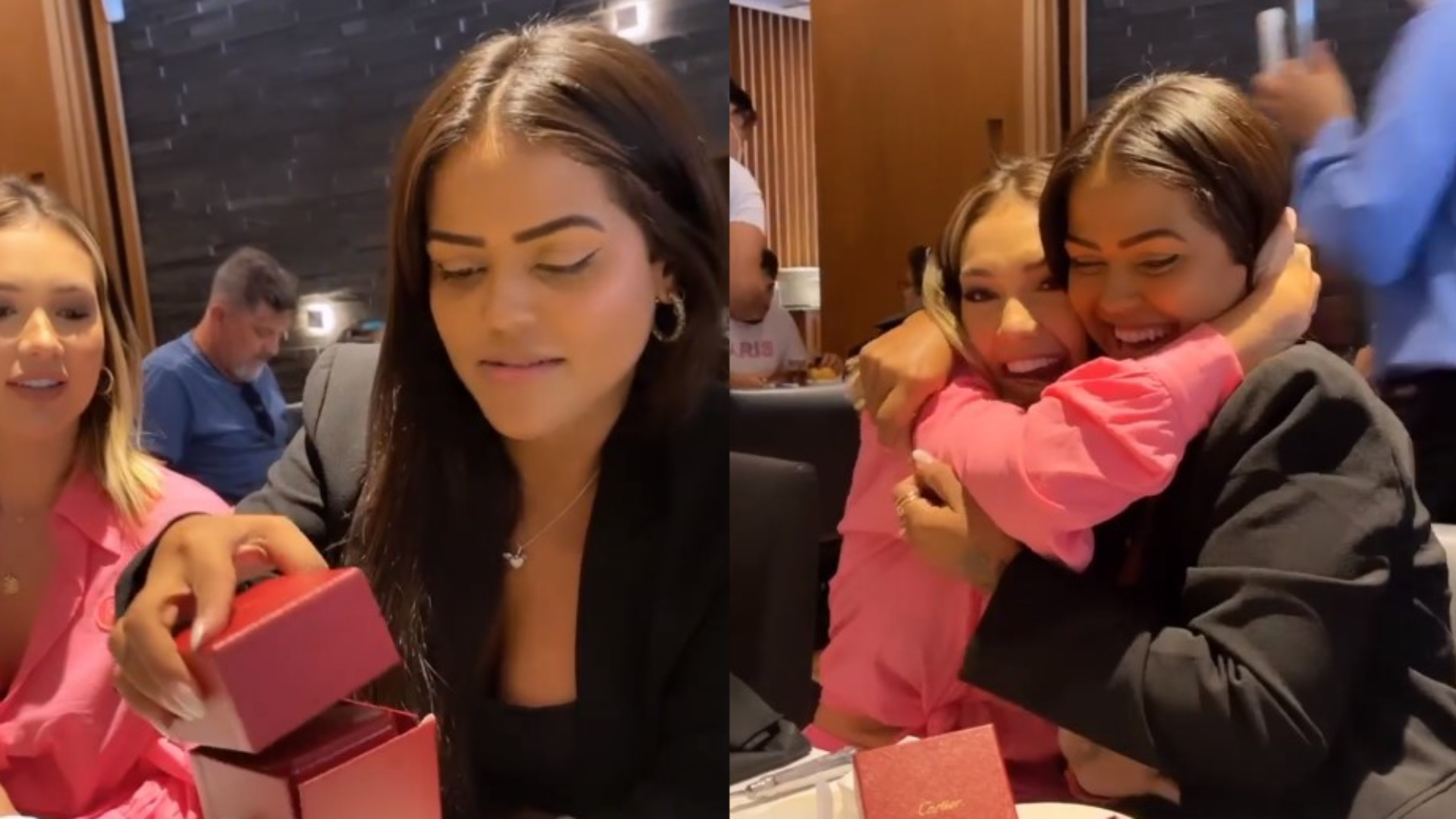 Virgínia Fonseca presenteia Camila Loures com joia avaliada em R$ 22 mil