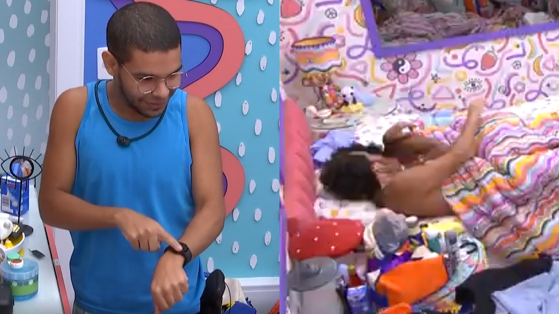 BBB22: Vyni flagra cena quente de Natália e Eliezer e solta: “Uma hora dessa?”