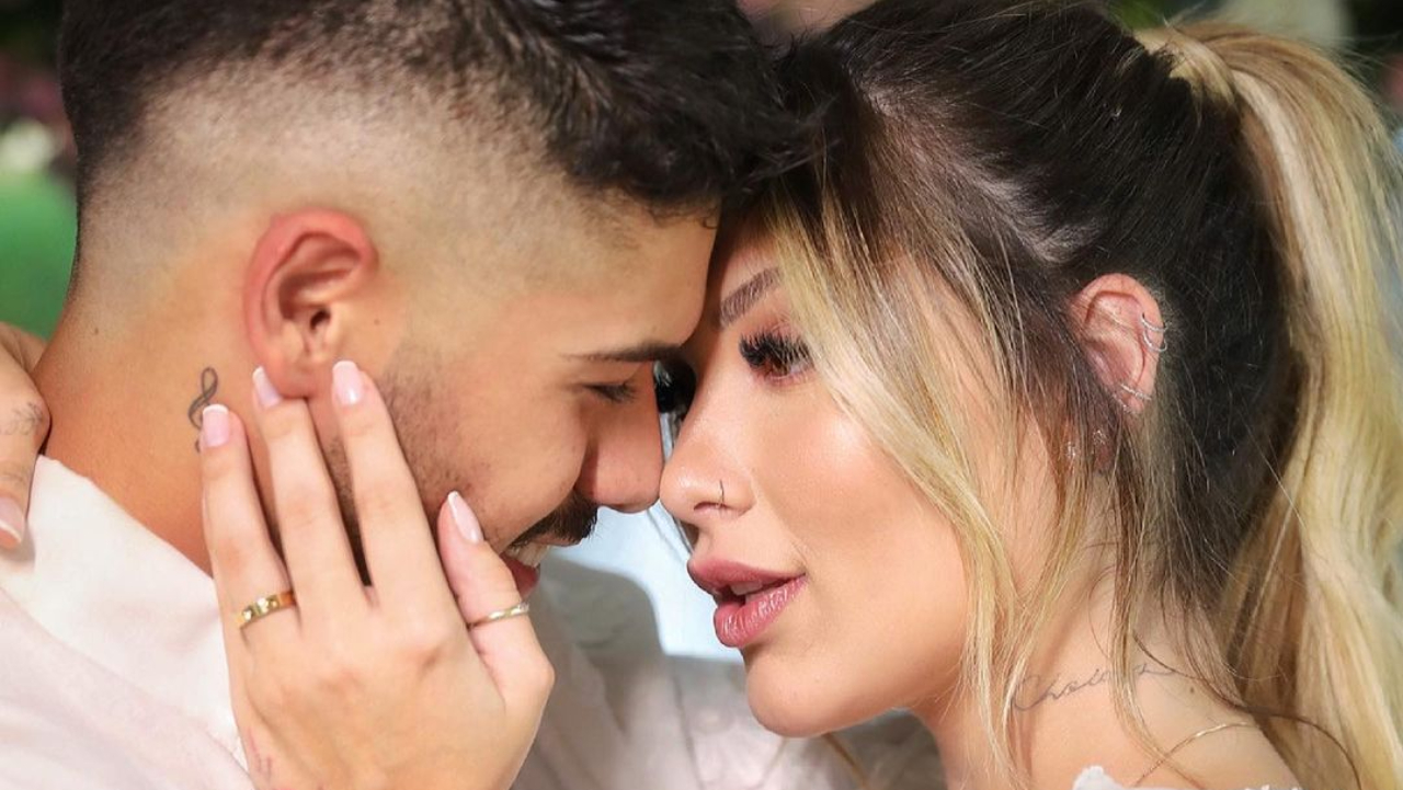 Após adiarem casamento três vezes, Zé Felipe e Virgínia Fonseca oficializam união: ”Para sempre”