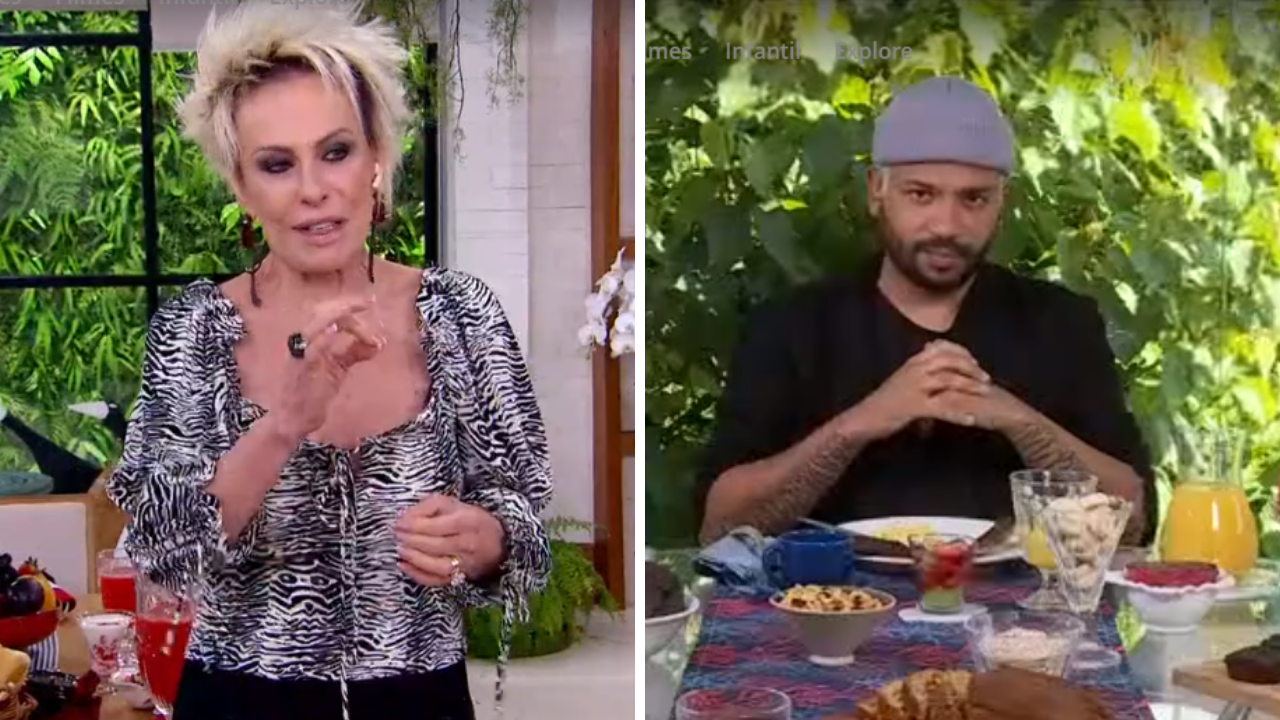 No Mais Você, Ana Maria Braga mostra café da manhã que preparou para Projota e desabafa: “Eu tive dúvidas”
