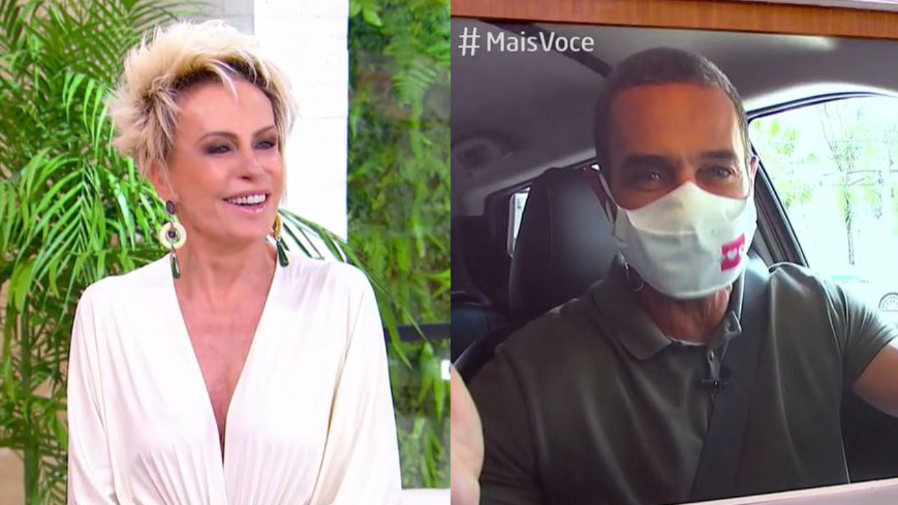 Ana Maria Braga dá cantada ao vivo em repórter gato e se diverte: ”Bíceps maravilhoso”