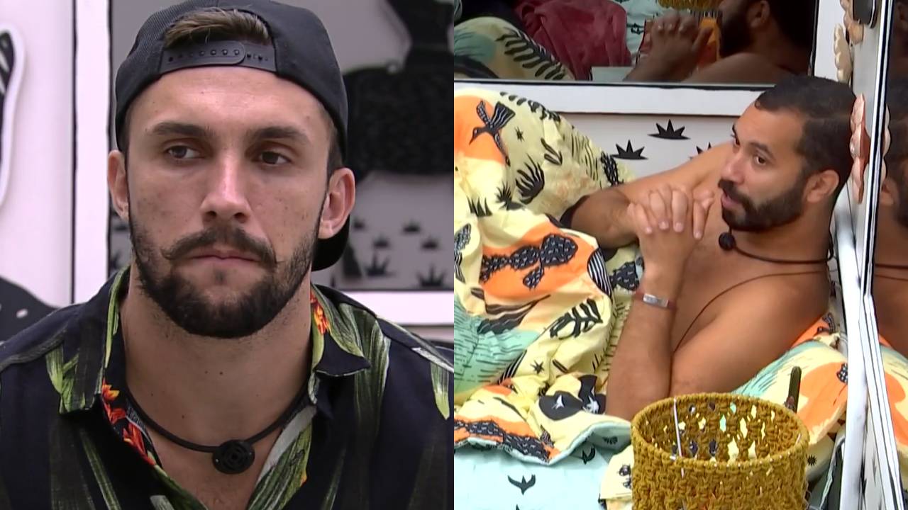 BBB21: Com o rabo entre as pernas, Arthur teme saída de Projota e propõe união com Gilberto: “Vamos fechar”