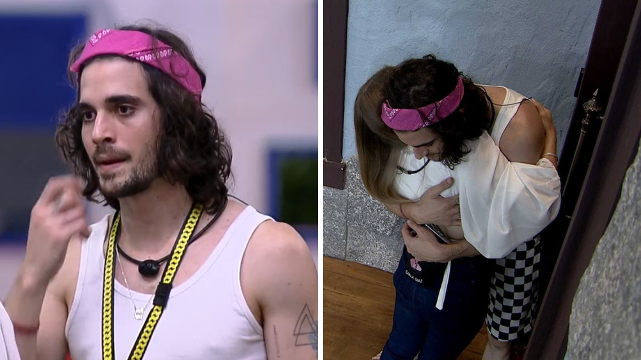 BBB21: Esperta, Carla Diaz abraça Fiuk e agradece indicação de Projota: “Não estou sendo duas caras”