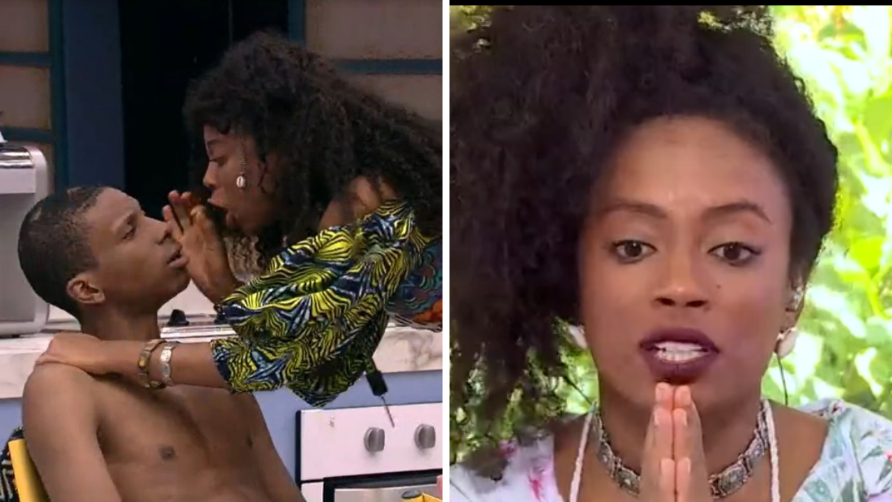 Pressionada no ‘Mais Você’, Lumena explica comportamento polêmico com Lucas no BBB21: “Eu ralei para estar lá”