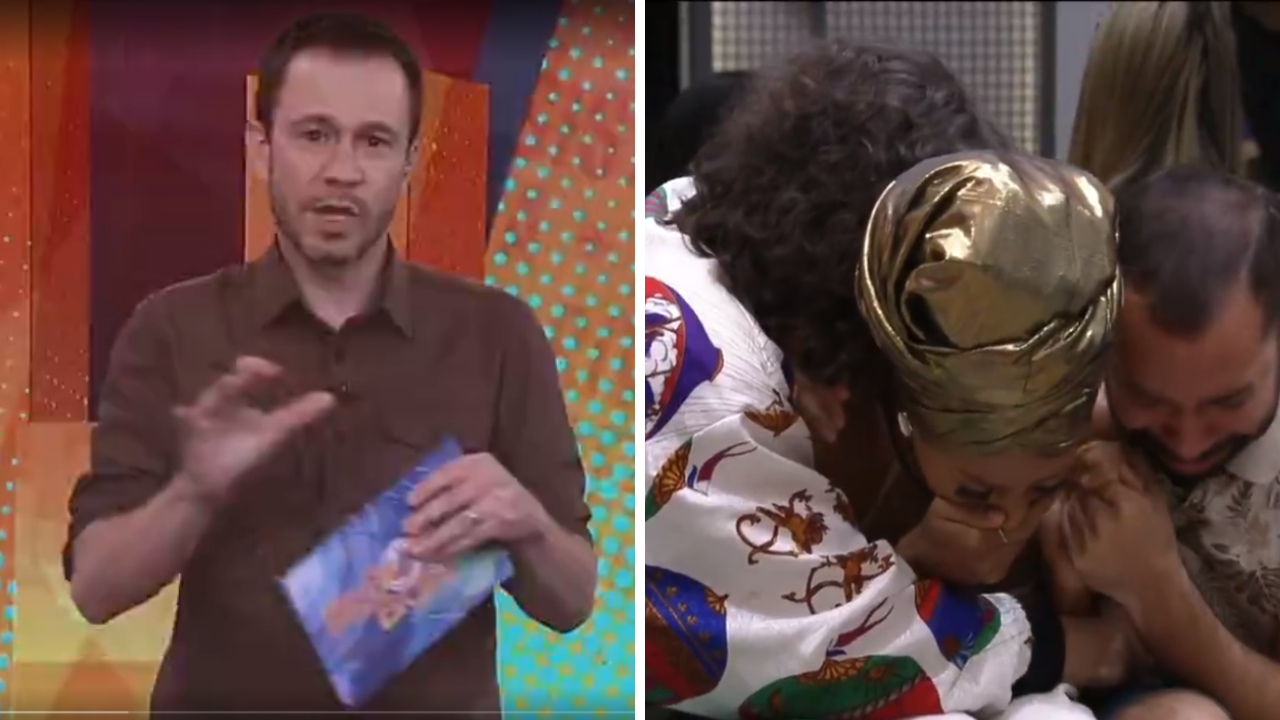 Exagerou? Lumena se desespera com discurso de Tiago Leifert no BBB21 e web reage: “Pegou pesado”