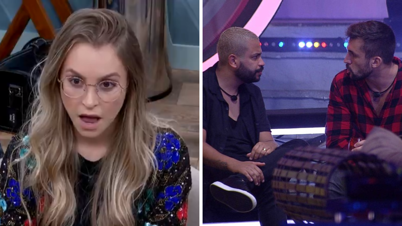 BBB21: Carla Diaz ouve Projota detoná-la para Arthur e se choca: “Não sabia que você era tão venenoso”