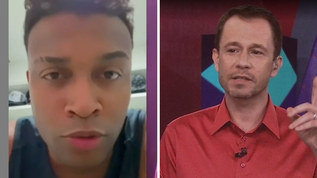 BBB21: Nego Di ameaça Tiago Leifert após ser citado na eliminação de Projota: “Vou te dar um ‘rapão'”