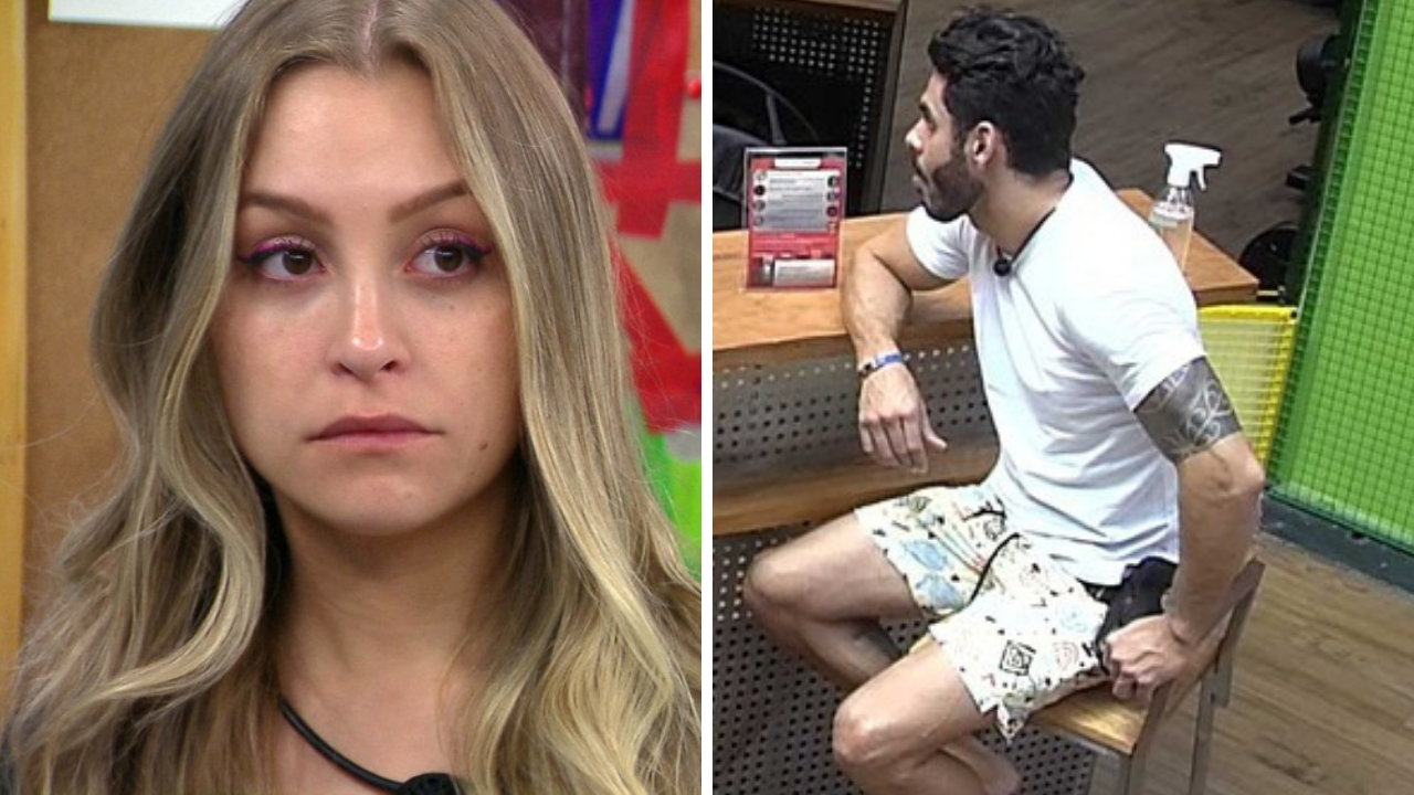 BBB21: Carla Diaz observa Rodolffo e promete retorno triunfal para derrubá-lo: “Segura que estou voltando”
