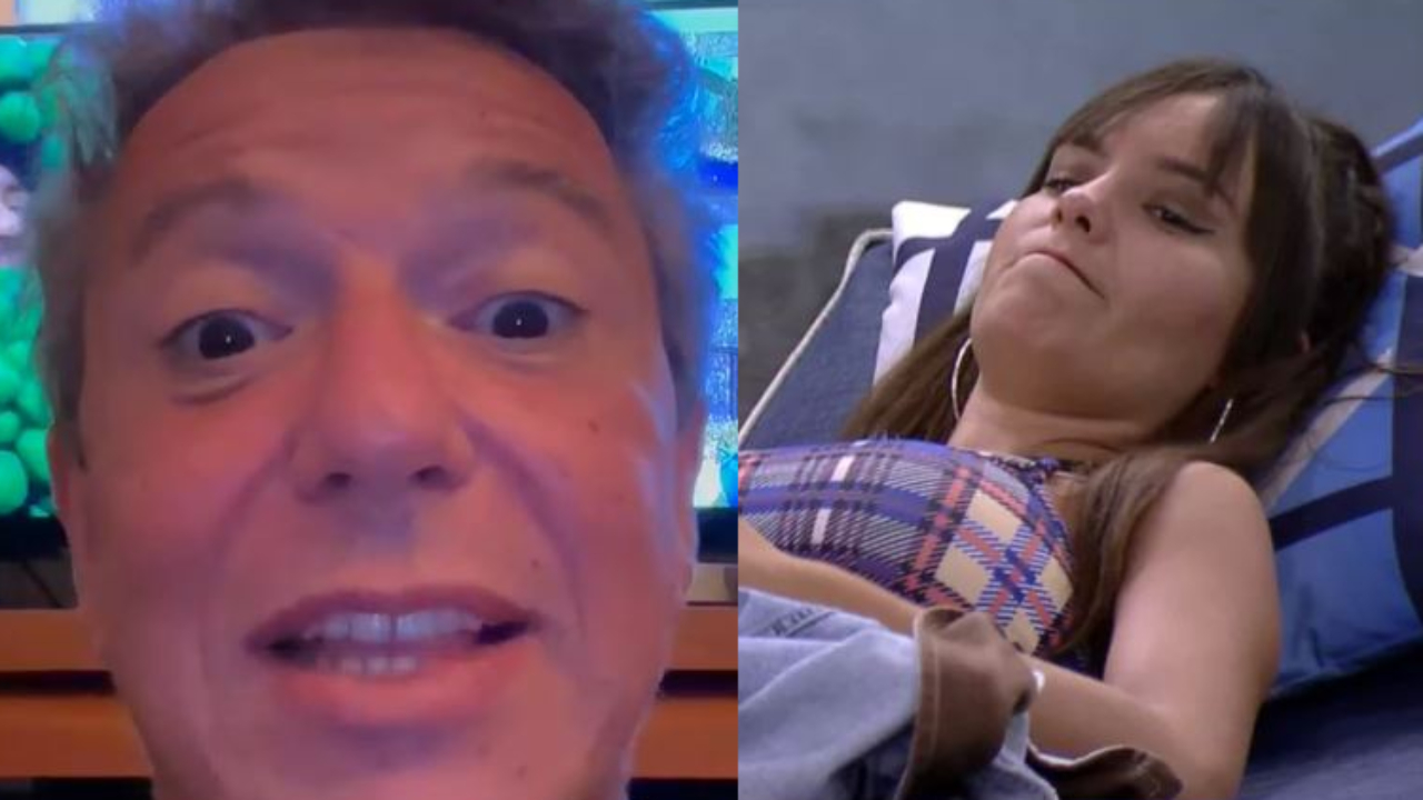 BBB21: Ficou feio? Boninho tira onda com postura de Thaís e surpreende web: ”Que isso?”