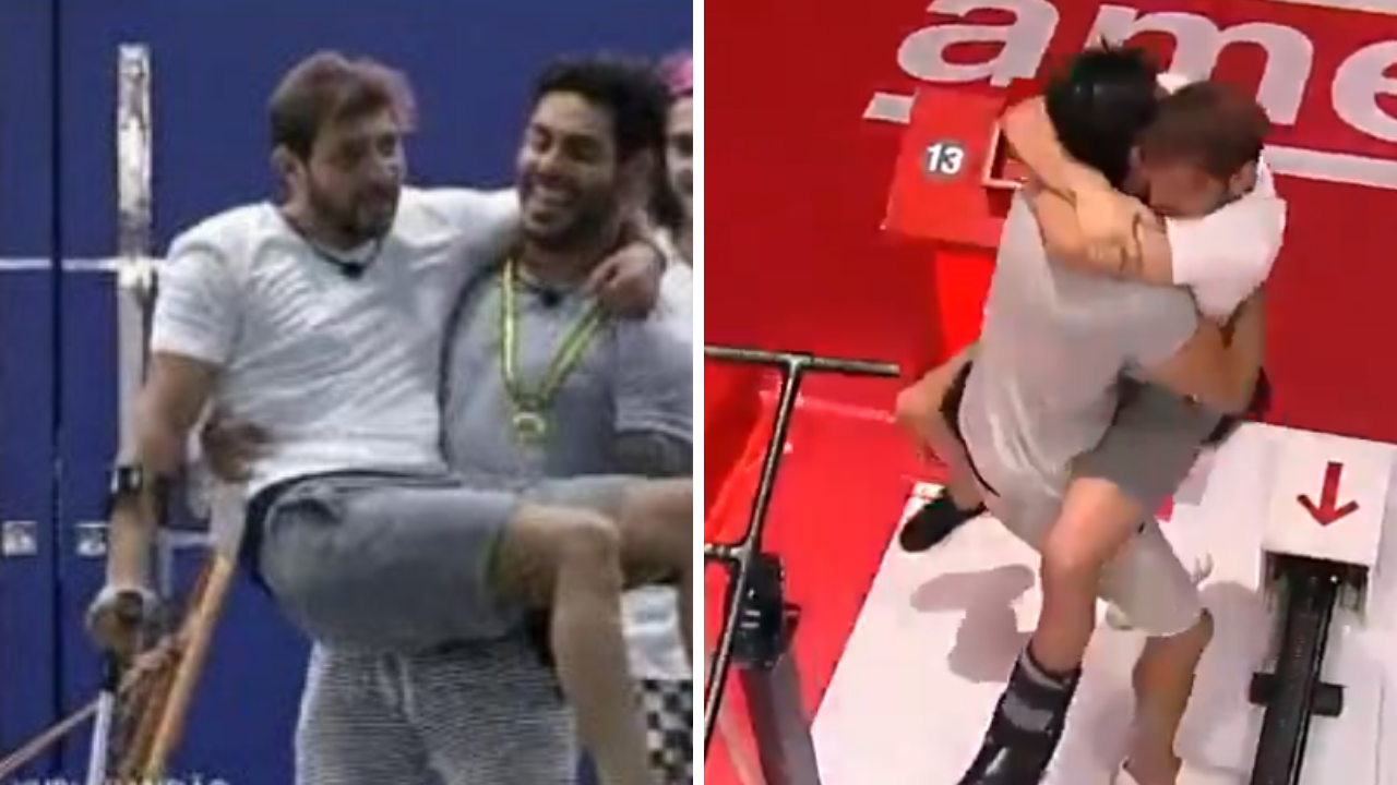 BBB21: Com direito a encoxada e colo, Caio vibra com liderança de Rodolffo: “Logo ele engravida”