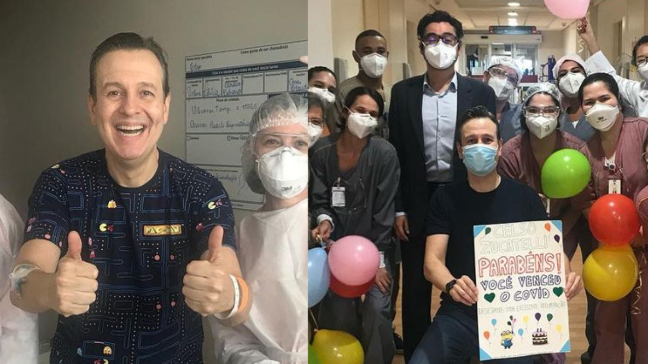 Final feliz! Celso Zucatelli vence a Covid-19 e recebe alta hospitalar: “Minha gratidão não tem tamanho”
