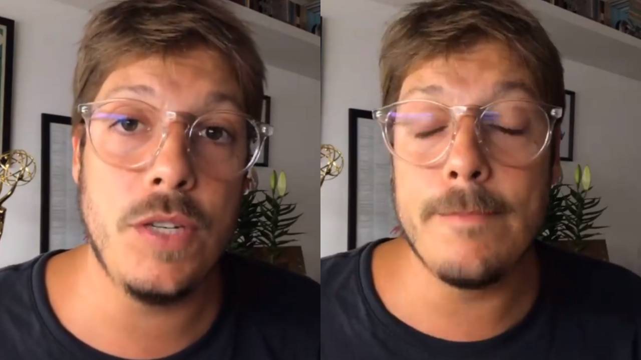 Forças! Fabio Porchat testa positivo para a Covid-19 e tranquiliza fãs: “Sou assintomático”
