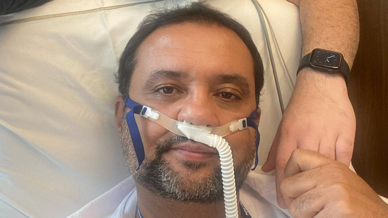 Internado com Covid-19, Geraldo Luís diz que teve 55% dos pulmões comprometidos: ”Perdi 8 kg”