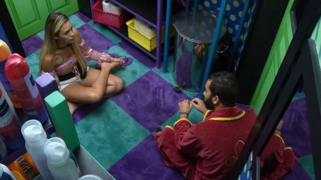 BBB21: Apunhalada! Gilberto e Sarah se escondem e detonam sister: ”Acha que o mundo gira em torno dela”