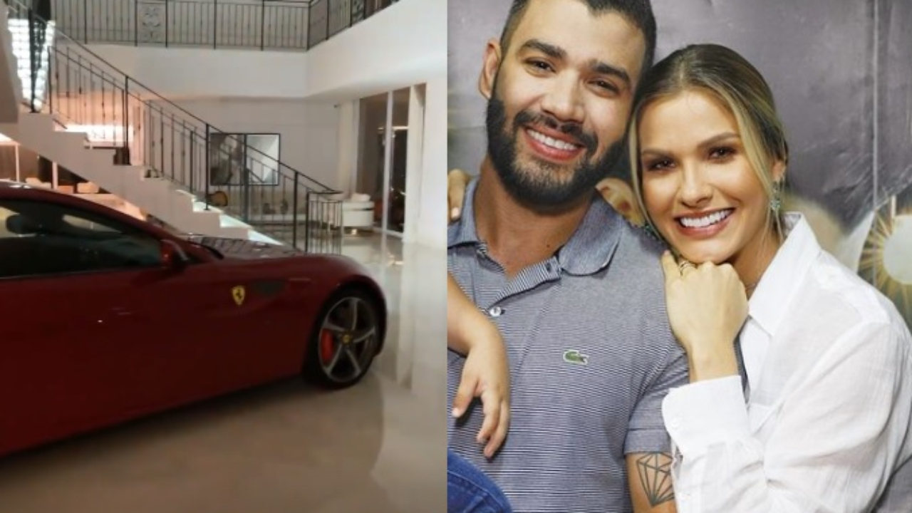 Andressa Suita mostra Ferrari no meio da sala de Gusttavo Lima: ”Não é possível”