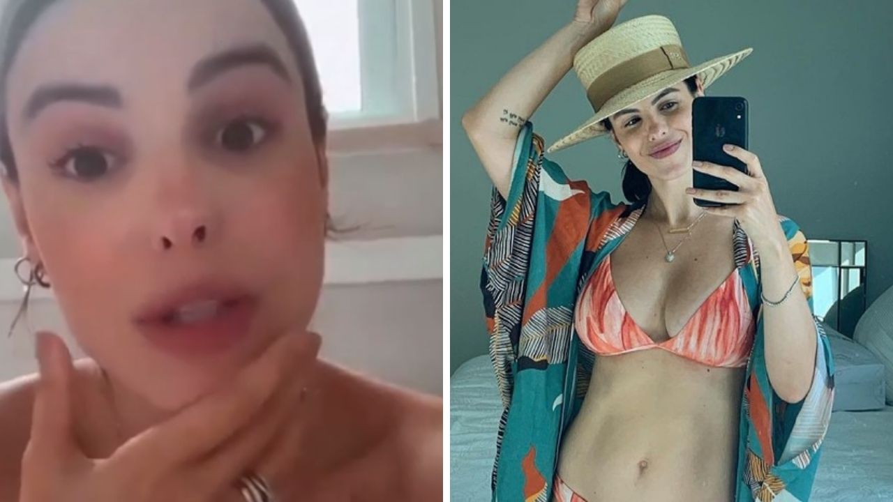 É mole? Sthefany Brito desabafa após críticas à foto de biquíni pós-parto: “Quem não gosta beijo, tchau”