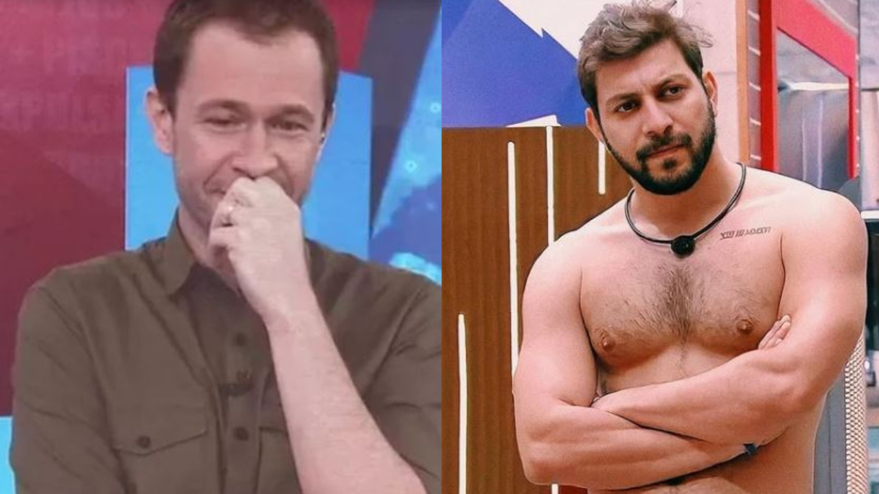 BBB21: Tiago Leifert não perde a chance e faz piada com Caio após brother tirar a bota: “Nasceu!”