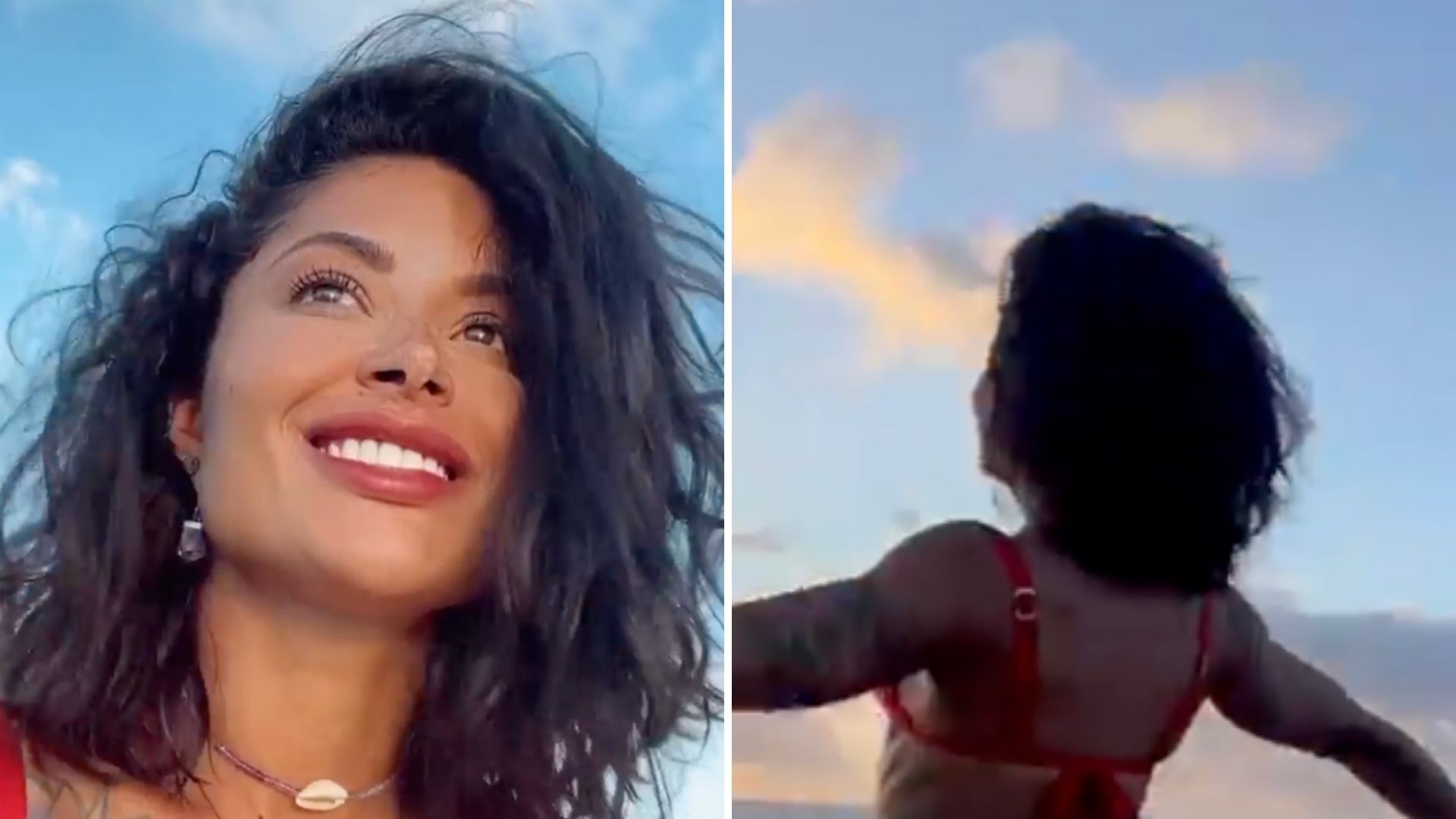 Na mira do BBB22, Aline Campos despista com clique de fio-dental:  “Perfeita”