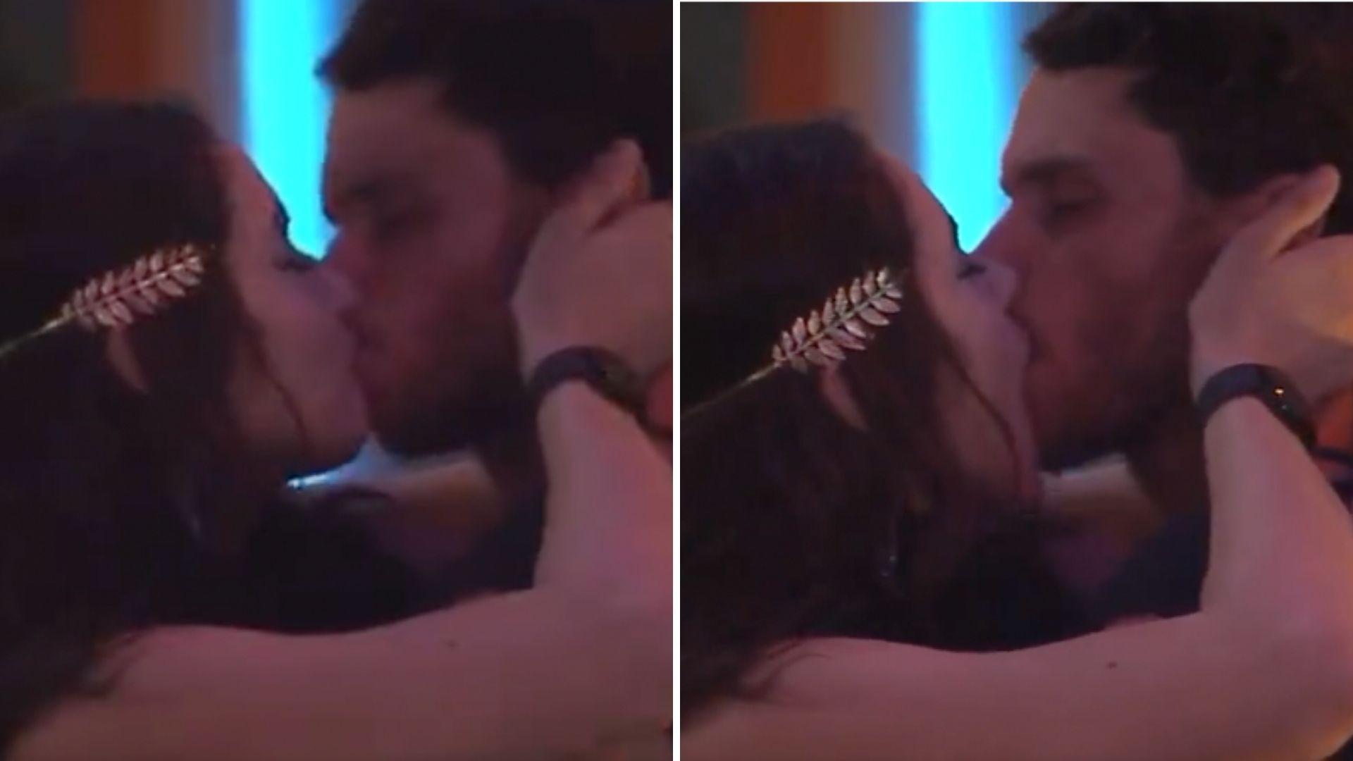 BBB22: Que situação! Lucas dá beijo em Eslovênia e gera climão em festa