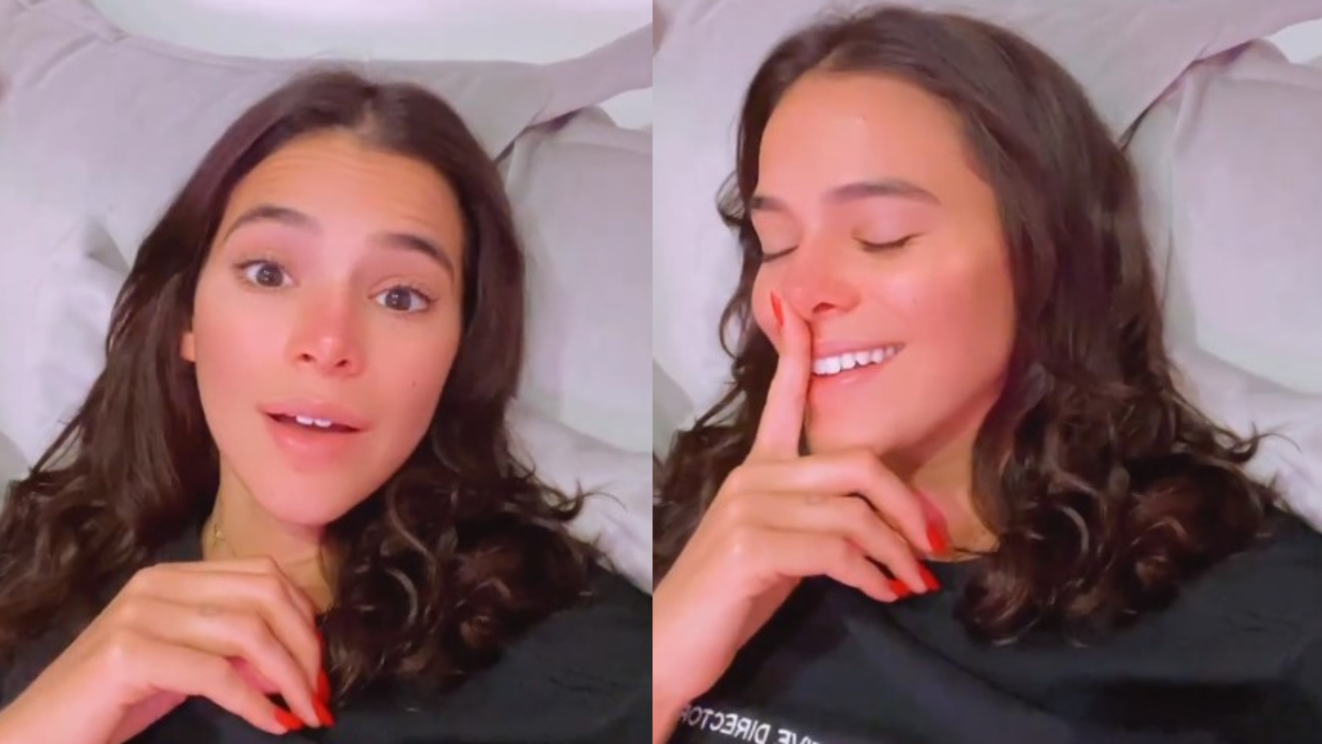 BBB22: Bruna Marquezine elogia Tadeu Schmidt e revela sua torcida: “Até o fim”