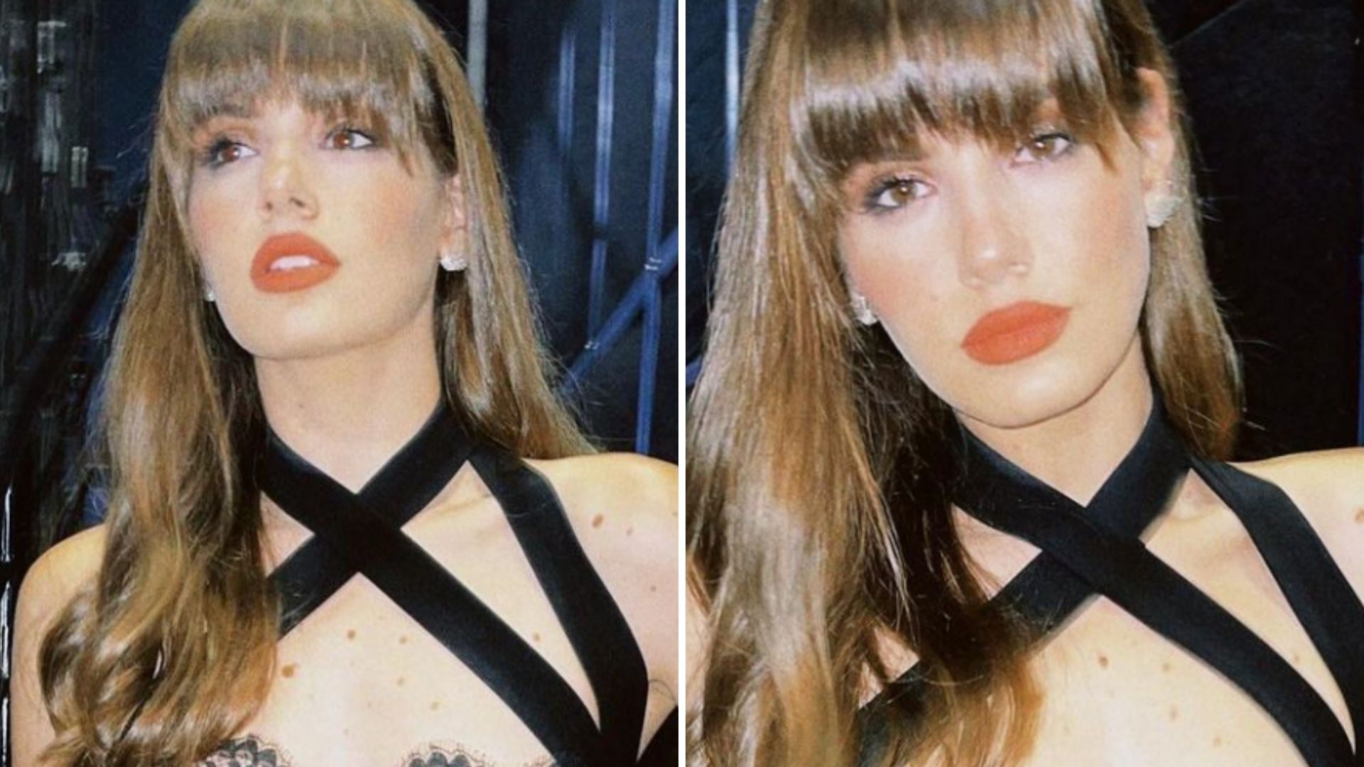 Camila Queiroz elege vestido sexy de R$ 10 mil para ida ao ‘Faustão na Band’
