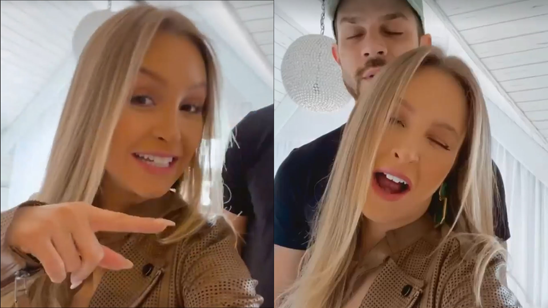 Ex-BBB Carla Diaz se descuida e mostra item erótico após noitada com namorado