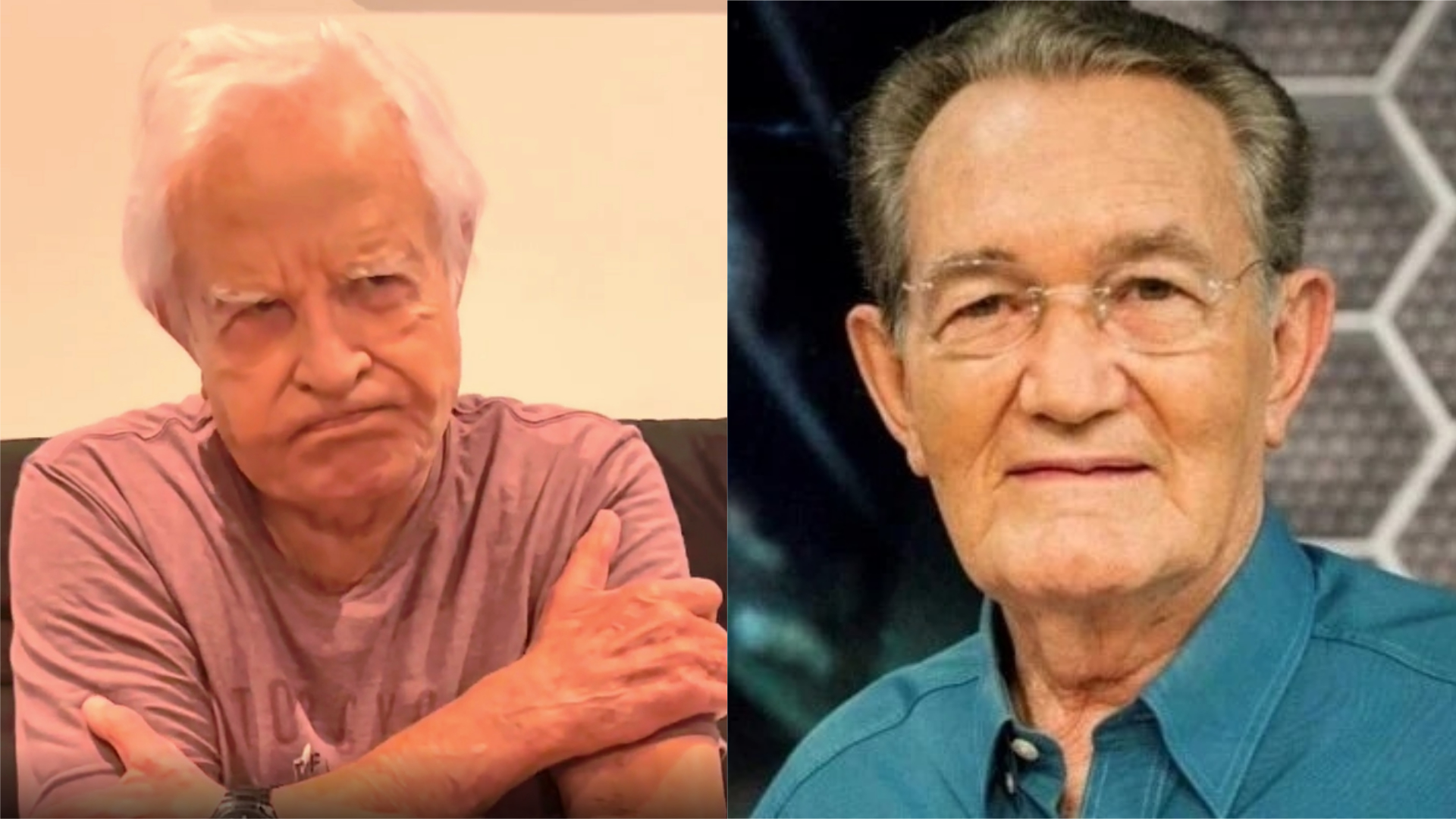 Cid Moreira apoia Leo Batista após morte da esposa: “Receba meu carinho”
