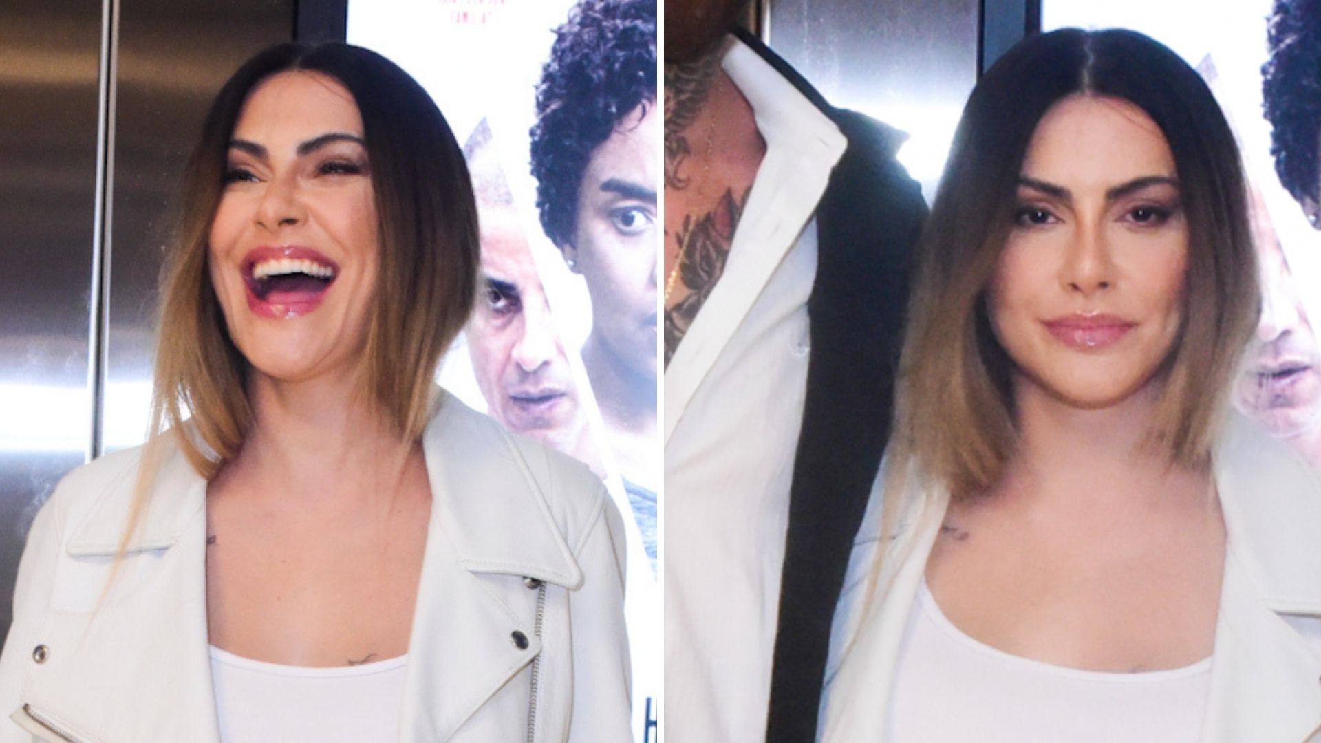 Causou! Cleo rouba a cena em evento com vestido curtíssimo e tatuagens à mostra