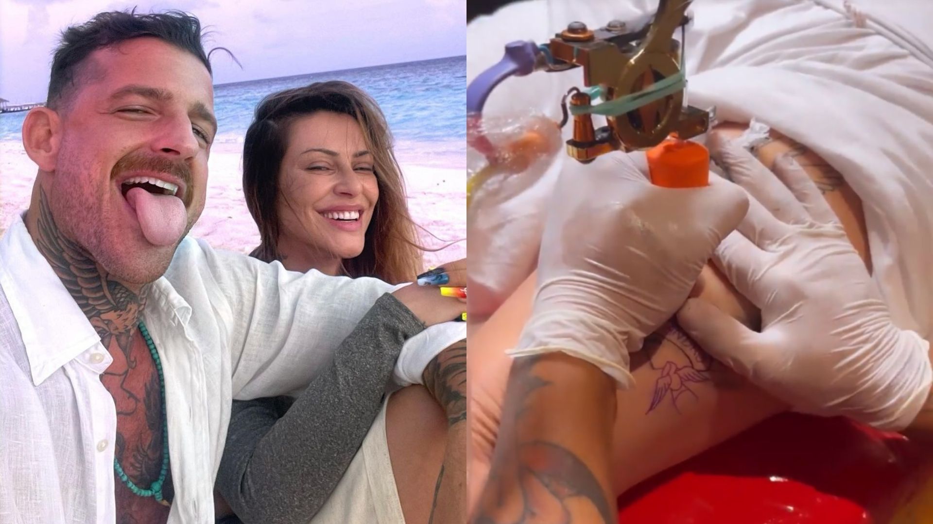 Casada há 6 meses, Cleo faz tatuagem inusitada em homenagem ao marido: “Delicinha”