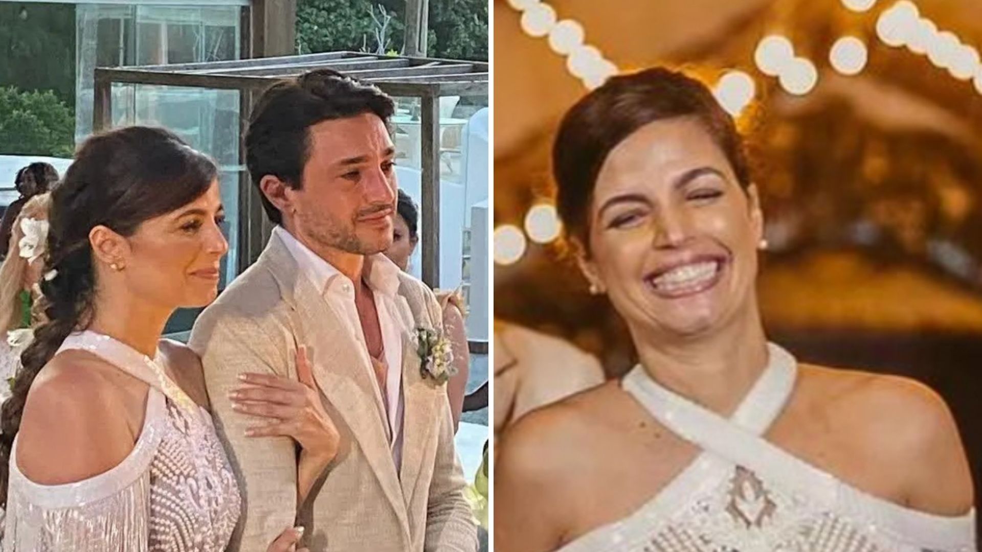 Um sonho! Emanuelle Araújo se casa em cerimônia luxuosa e com vestido inovador