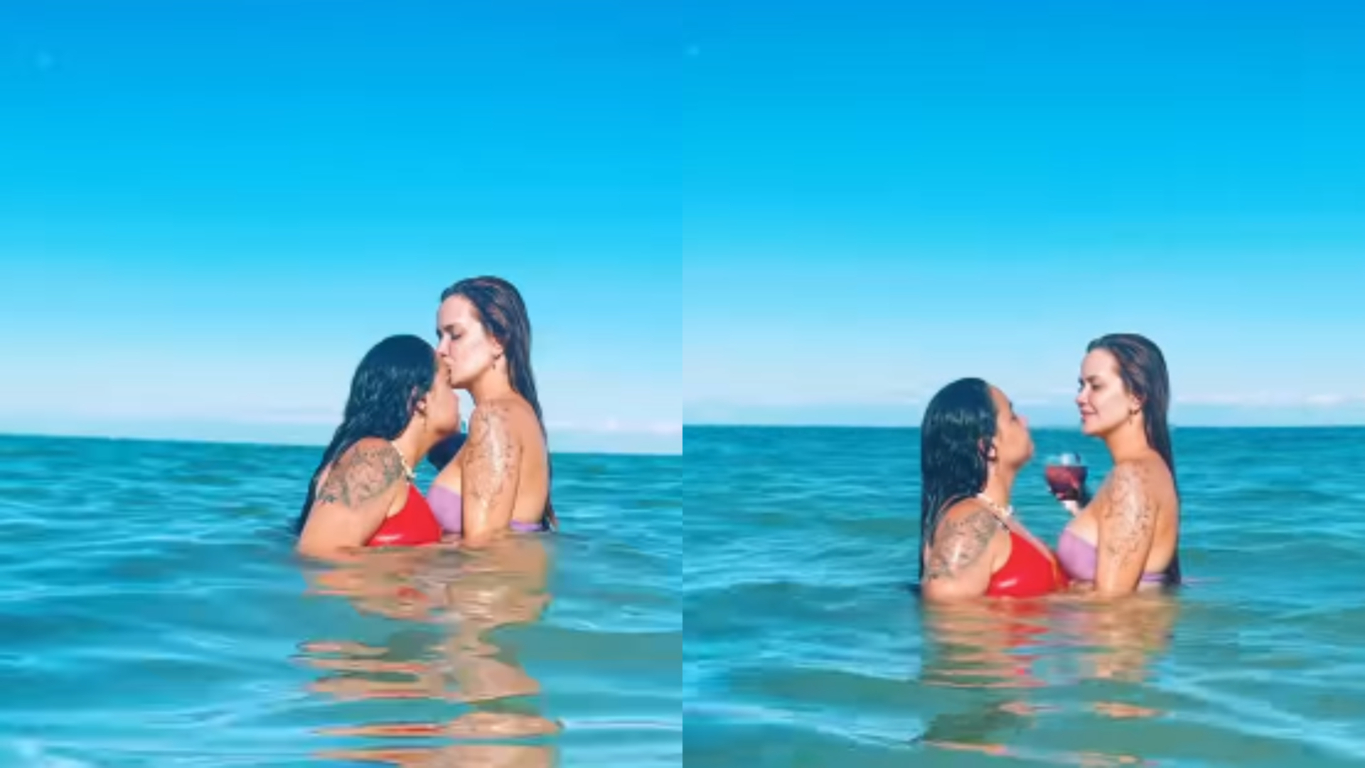 Ex-BBB Marcela Mc Gowan e Luiza revelam planos de casamento: “Nessa mesma praia”