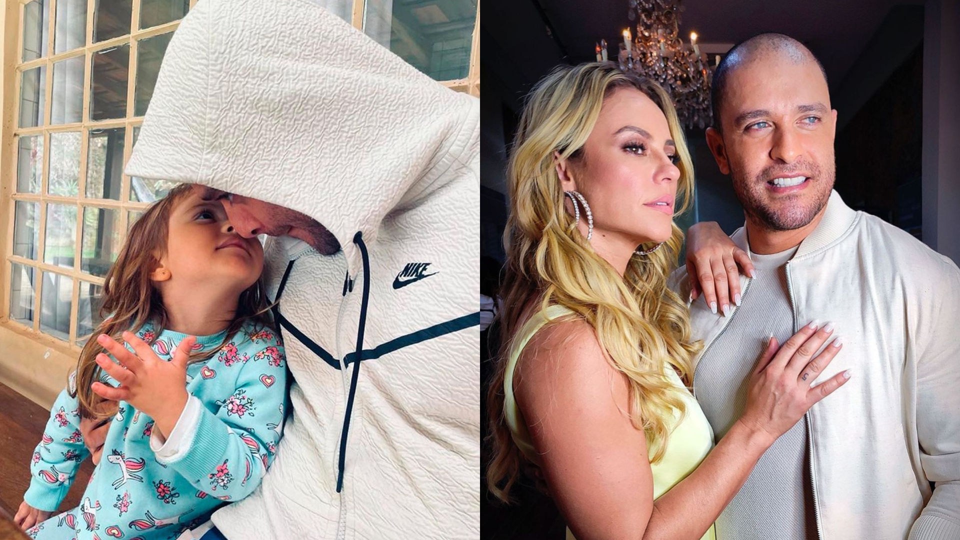 Diogo Nogueira posa com afilhada e fãs pedem filho com Paolla Oliveira: “Na hora”