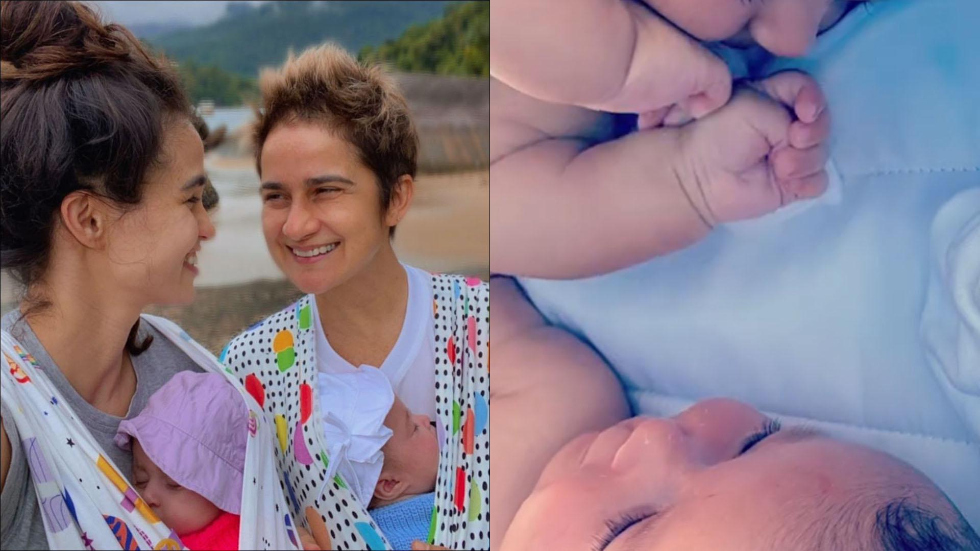 Esposa de Nanda Costa flagra ‘conversa’ entre as filhas gêmeas: “Só na fofoca”