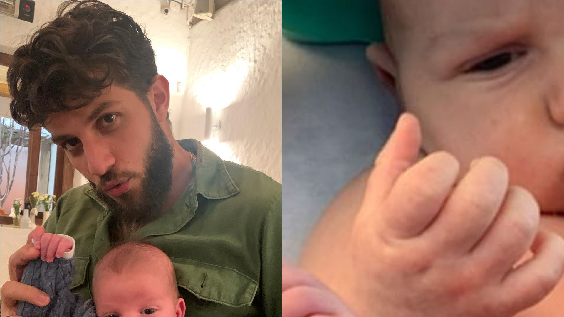 Filho caçula de Chay Suede encanta a web com careta ‘emburrada’: “Bravão”