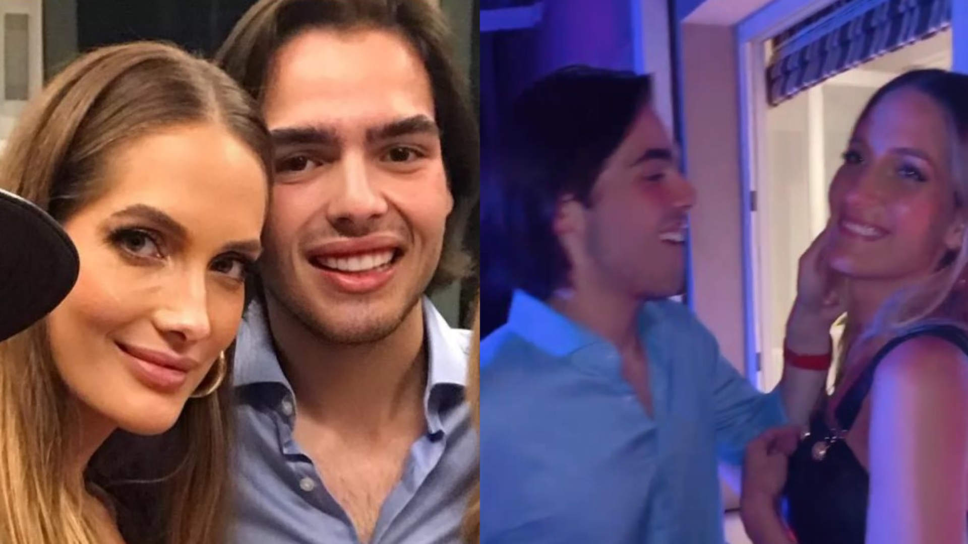 Filho de Faustão faz festão de aniversário e troca beijos com a nova namorada