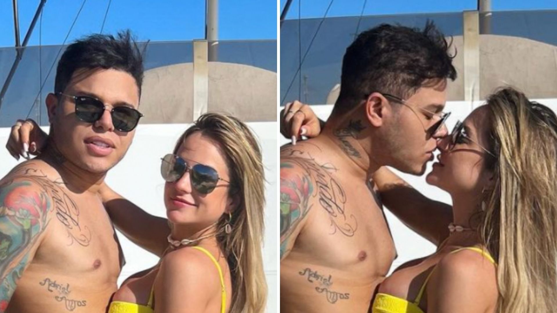 De fio-dental, Gabi Martins surge namorando Tierry e atiça fãs: “Gostosa”