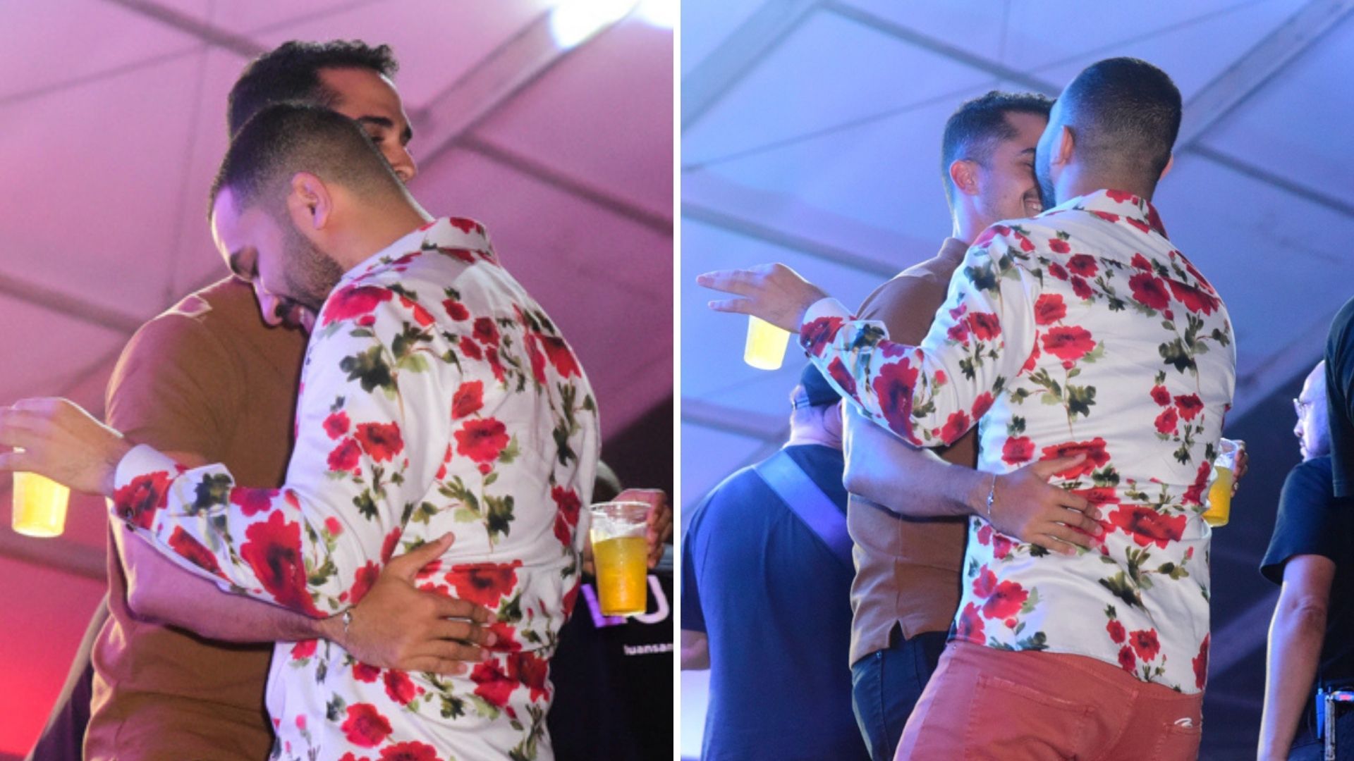 A fila andou! Ex-BBB Gil do Vigor dança agarradinho e troca beijos com ‘advogato’