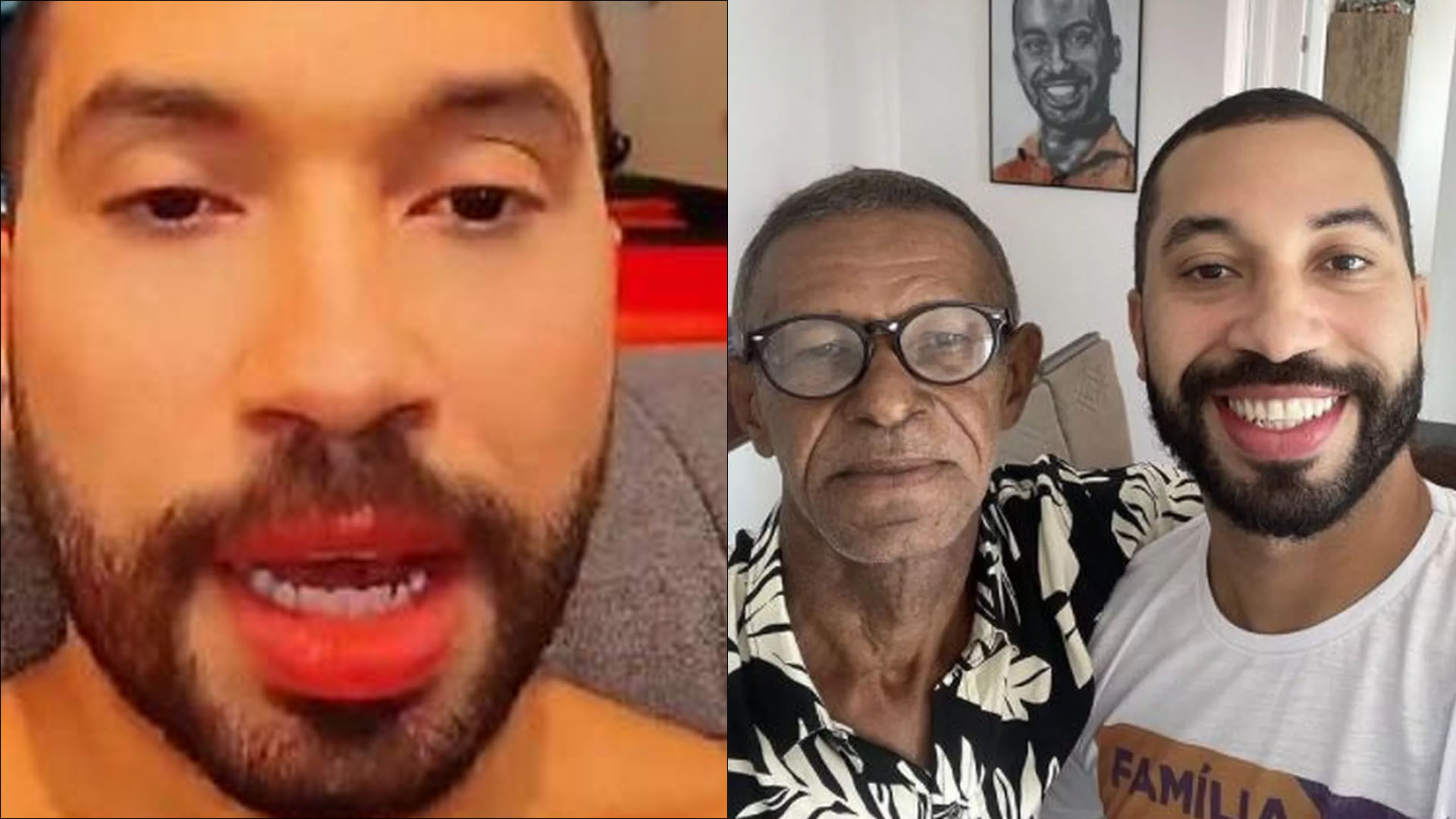 Pai de ex-BBB Gil do Vigor pede para ser ‘esquecido’ pelo filho: “Não insisto”