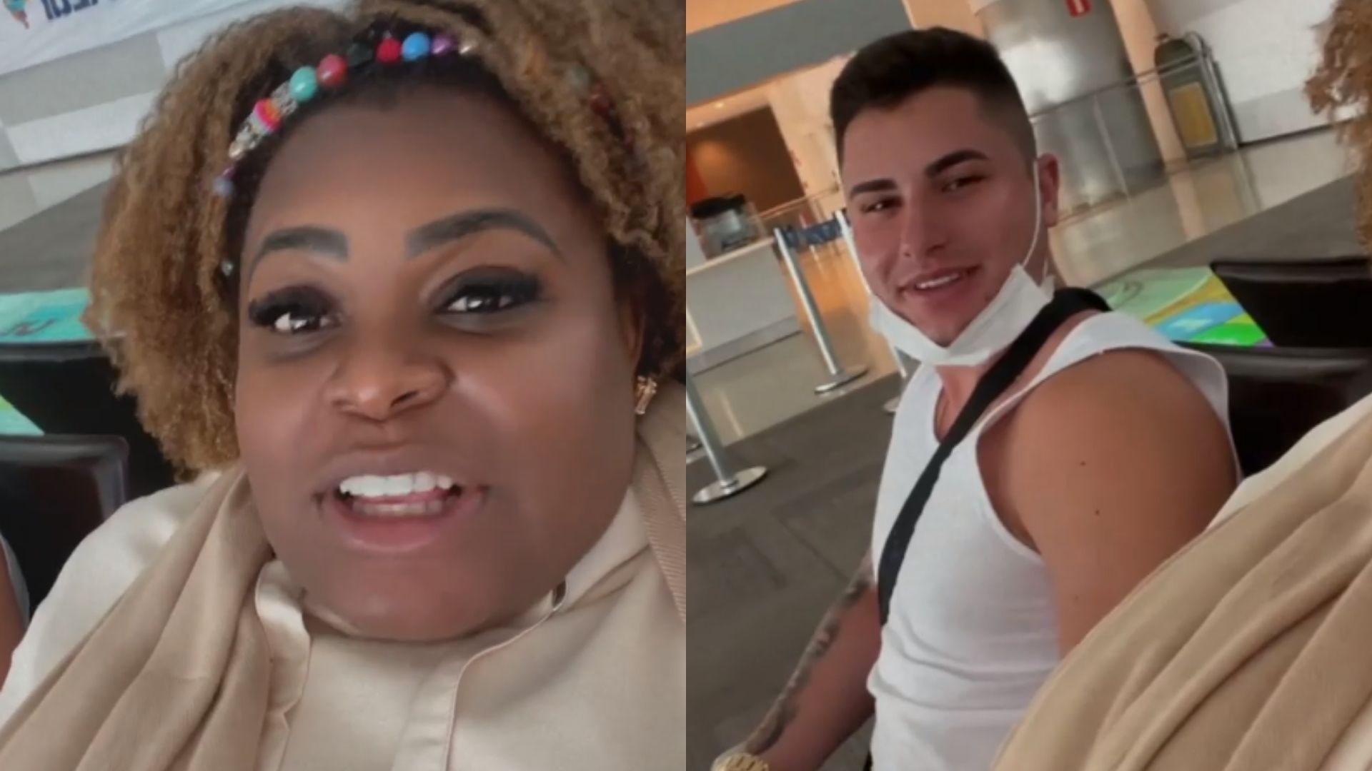 Jojo Todynho e marido perdem voo para lua de mel: “Rindo com respeito”