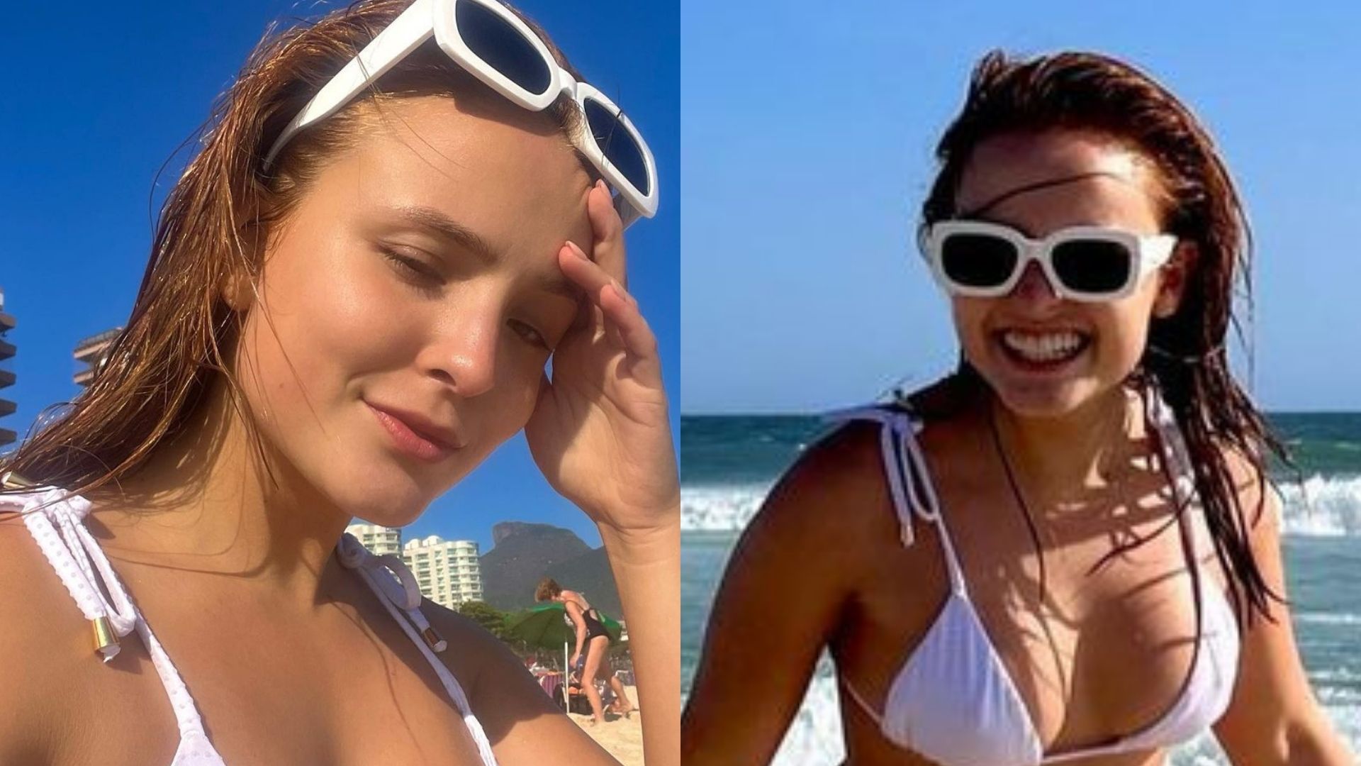 De biquíni, Larissa Manoela mostra corpo de mulherão no Rio: “Belíssima”