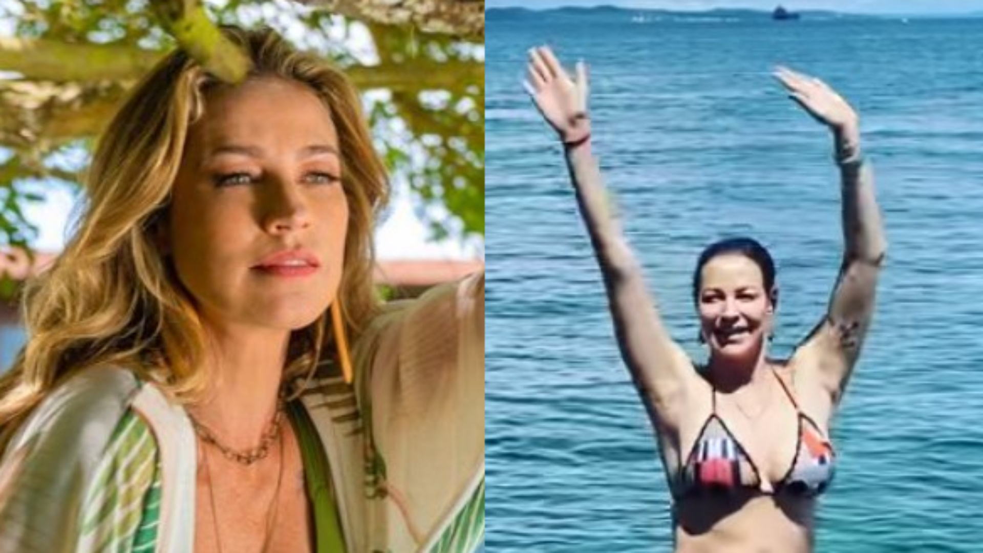 De biquíni, Luana Piovani dispensa filtros e exibe corpão real aos 45 anos