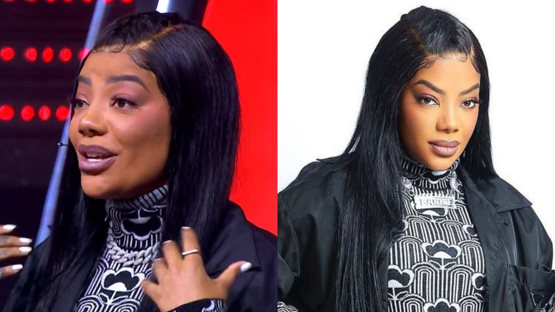 Ludmilla elege look grifado e ostenta pernões brilhantes no ‘The Voice’: “Gata”